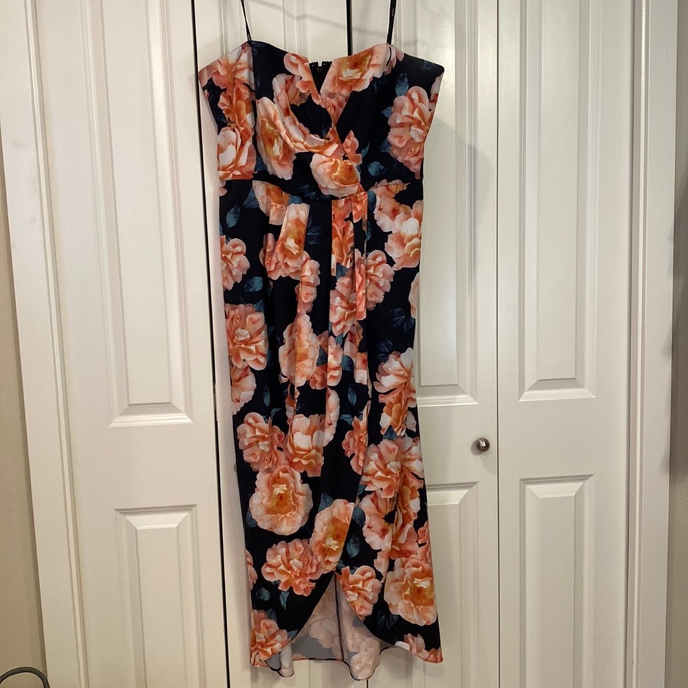 Size 18w city chic strapless floral dress
